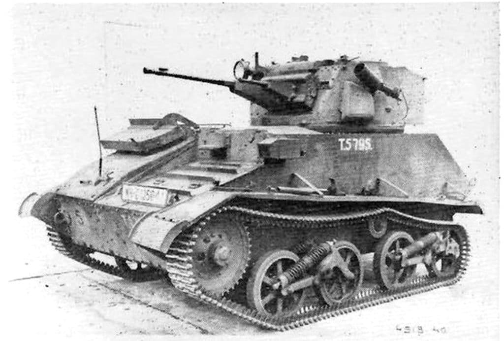 British Vickers tank